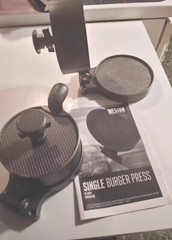 Meat Press Weston Burger Patty Gray Alloy Durable Kitchen Single Mold Lot 2