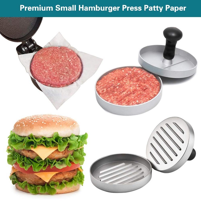 Parchment Paper Squares, 4x4 Inch, Set of 300, Small Hamburger 4 inch, White gallery