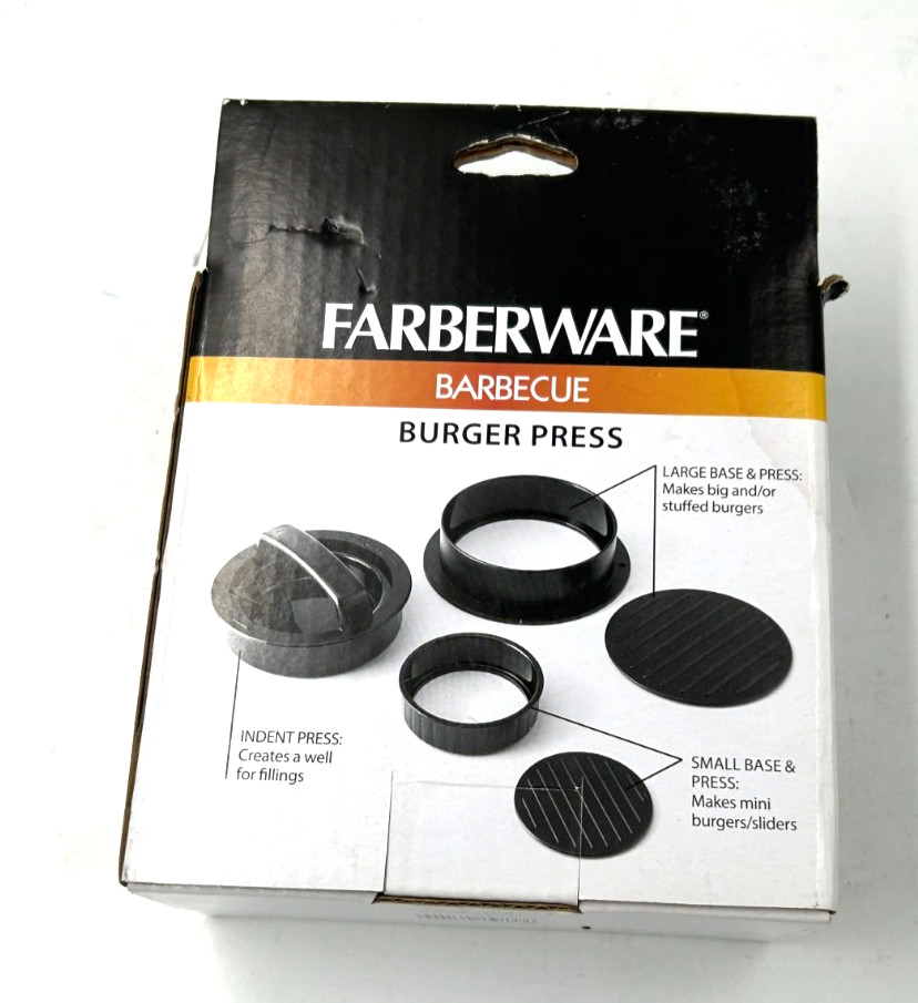Farberware Barbecue Burger Press Burgers and Sliders