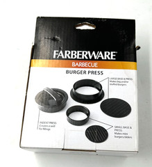 Farberware Barbecue Burger Press Burgers and Sliders