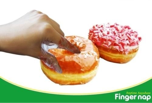 Finger Nap Sanitary Disposable Clear Gloves Home Kitchen Cook BBQ Chichen 100ea gallery