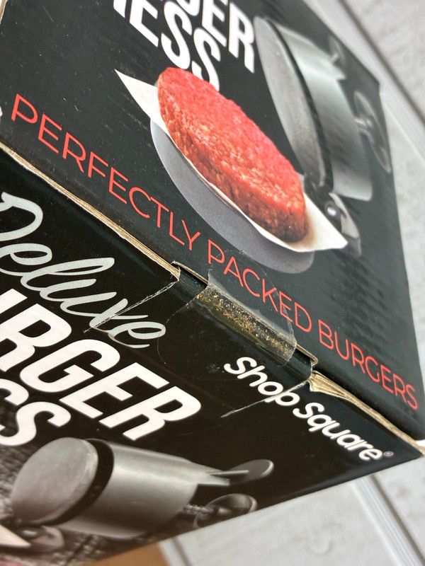 SHOP SQUARE Deluxe Burger Press ~ Heavy Duty ~ Customized Thickness ~ NIB gallery
