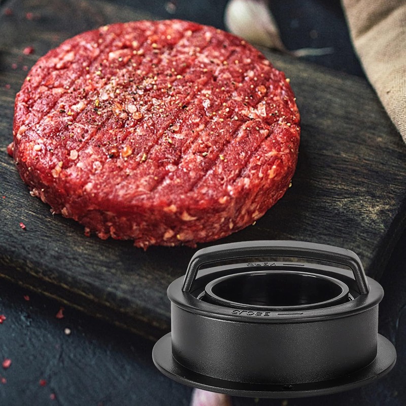 3n1 Hamburger Press Patty Maker, Burger Press, Non-Stick Meat Beef Veggie Molder gallery