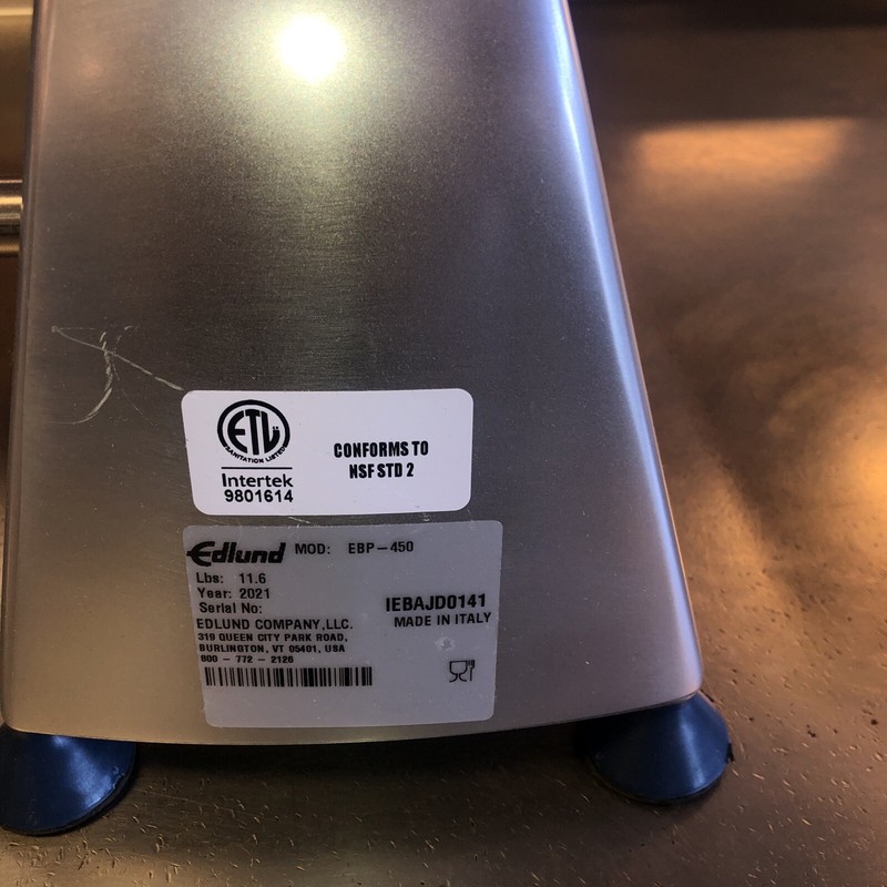 Edlund EBP-450 Hamburger Patty Press, Countertop gallery