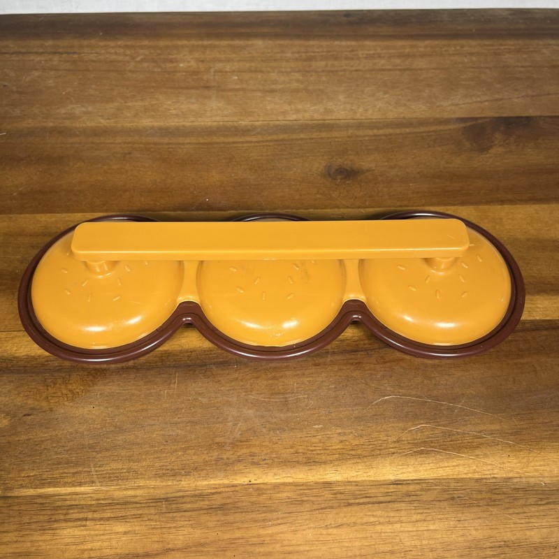 Vintage Charcoal Companion mini slider burger press-plastic-makes 3 X2 Fun4Kids gallery