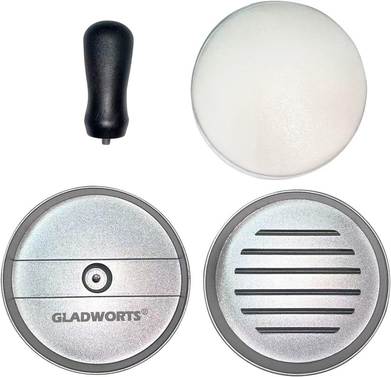 Easy Clean 1/4 lb Burger Patty Maker with 100 Free Wax Discs - Portable Design gallery