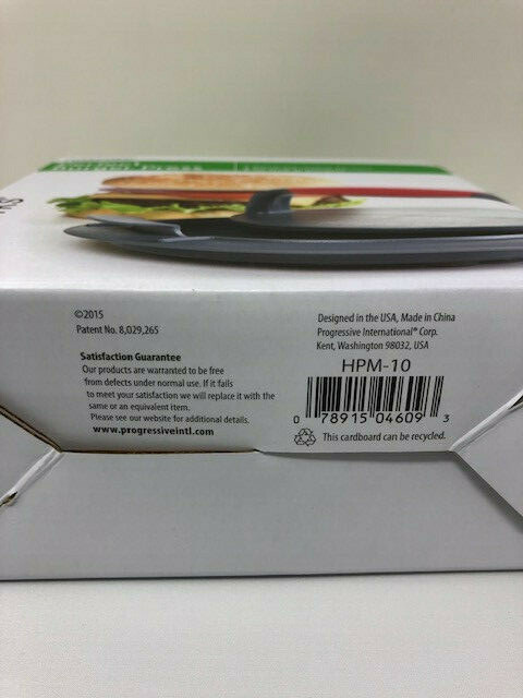 (1)Prepworks by Progressive Perfect Burger Press, HPM-10, 3piece set 6oz burgers gallery