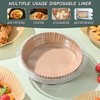 Air Fryer Liners Disposable 100 PCS-6.3 Round 7.9 (for 4-8 Qt), Natural gallery