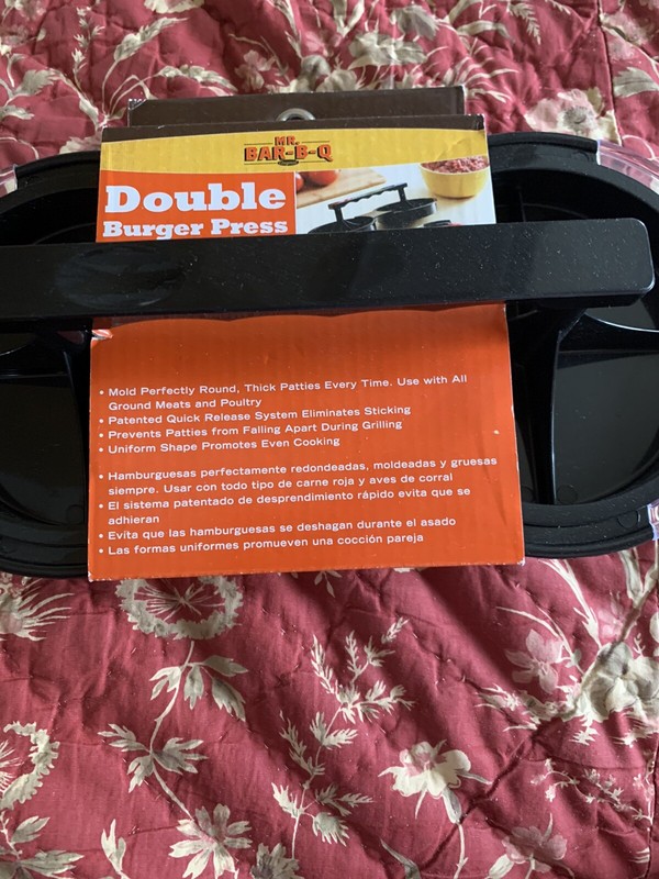 Mr Bar-B-Q Double Burger Press, NEW gallery