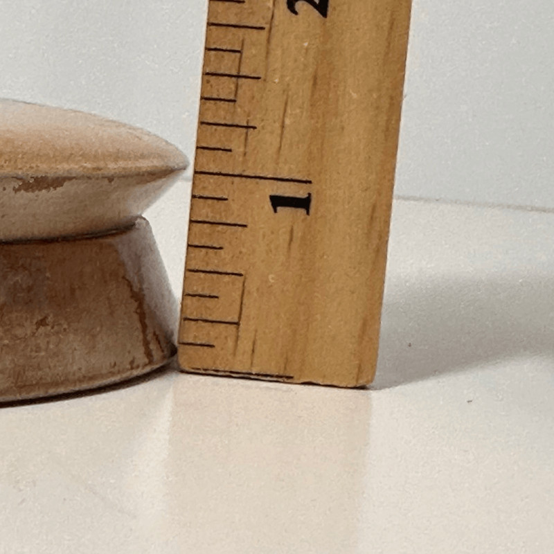 Vintage Wooden Hamburger Patty Press With Roosters on The Front 1960s gallery
