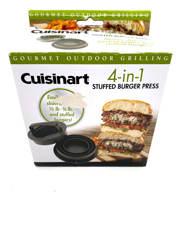 Cuisinart CSBP-200A Stuffed, 4-In-1 Burger Press (open box) gallery