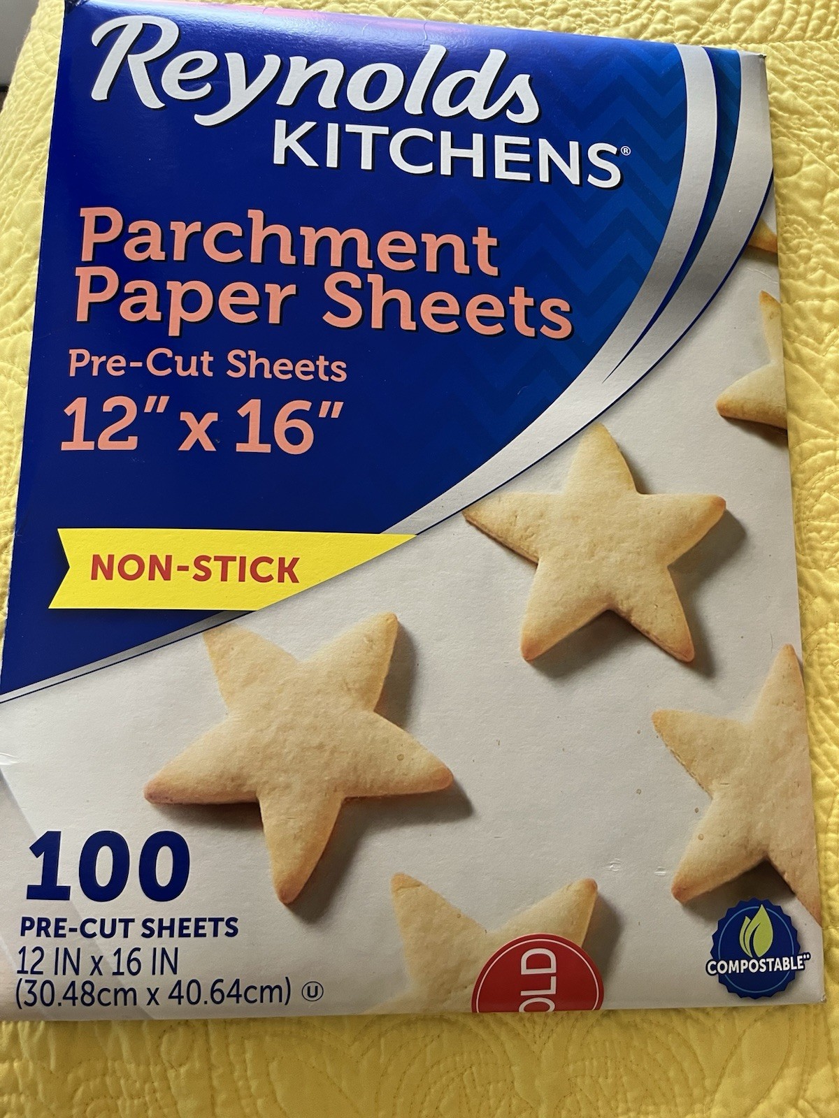 HTF Reynolds Kitchens Cookie Baking Sheets, Pre-Cut 100 Count White gallery