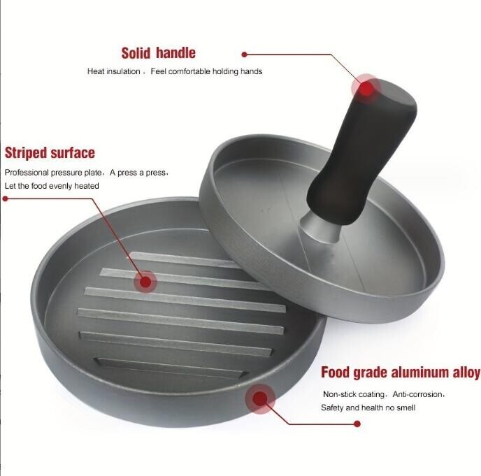 INTSUPERMAI Hamburger Patty Molds Maker Tool Non-Stick Hamburger Meat Press US gallery