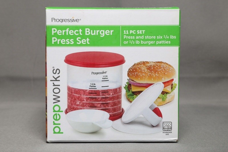 Progressive Prepworks HPM-76R Perfect Burger Press Set gallery