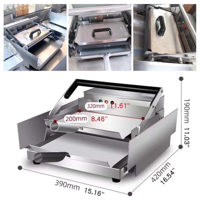 Kolice Commercial Electric Hamburger Baking Machine, Burger Bread Toaster gallery
