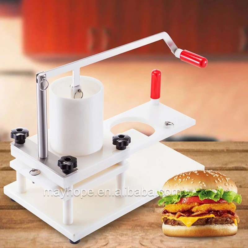Hand-Pressed Hamburger Press Forming Machine PE Hamburger Press Meat Patty Maker gallery
