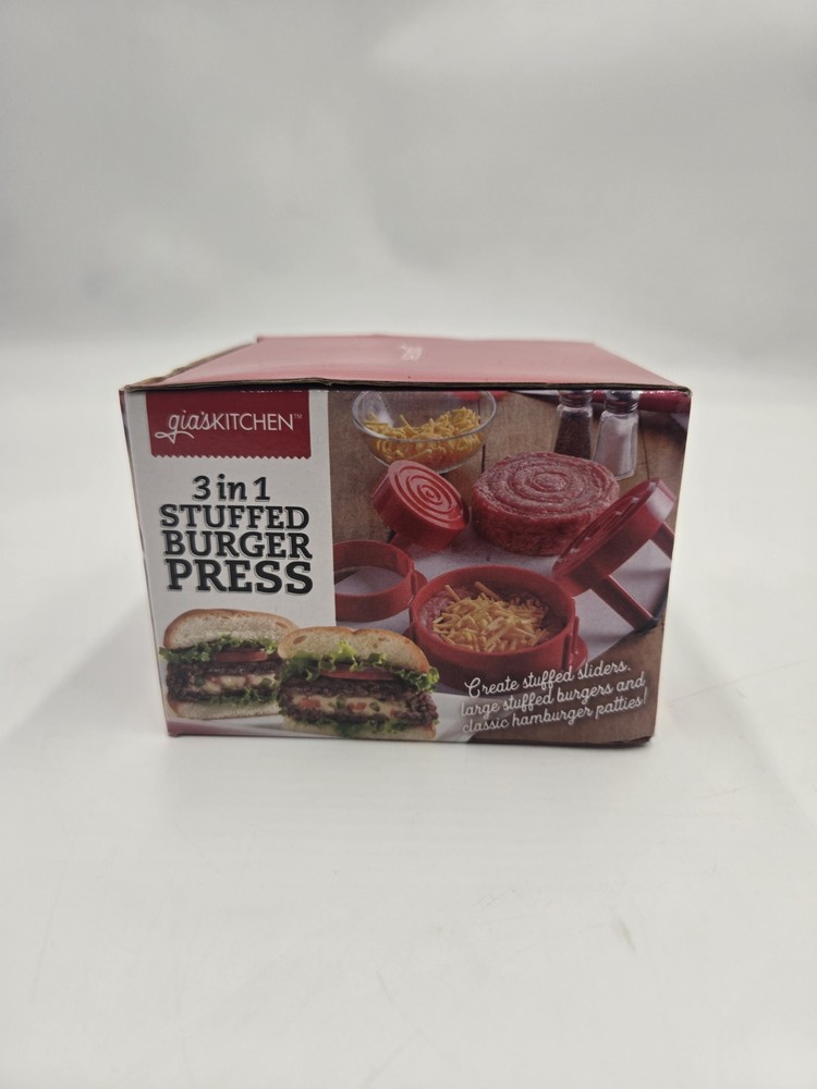 Mayme’s 3 in 1 stuffed Burger Press New In Box