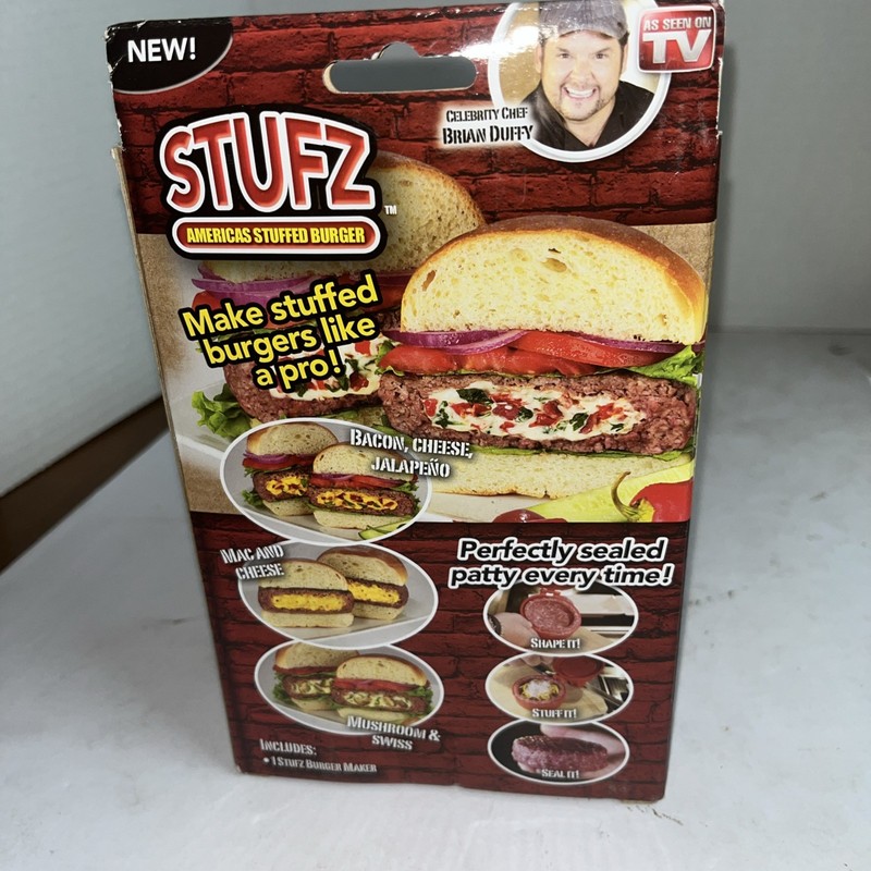 As Seen On TV America's Stuffed Burger STUFZ - New But OPENED gallery