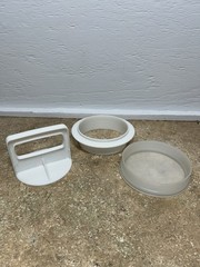 Tupperware Large Burger Press Ring & 1 Keeper #1926 NO SEAL