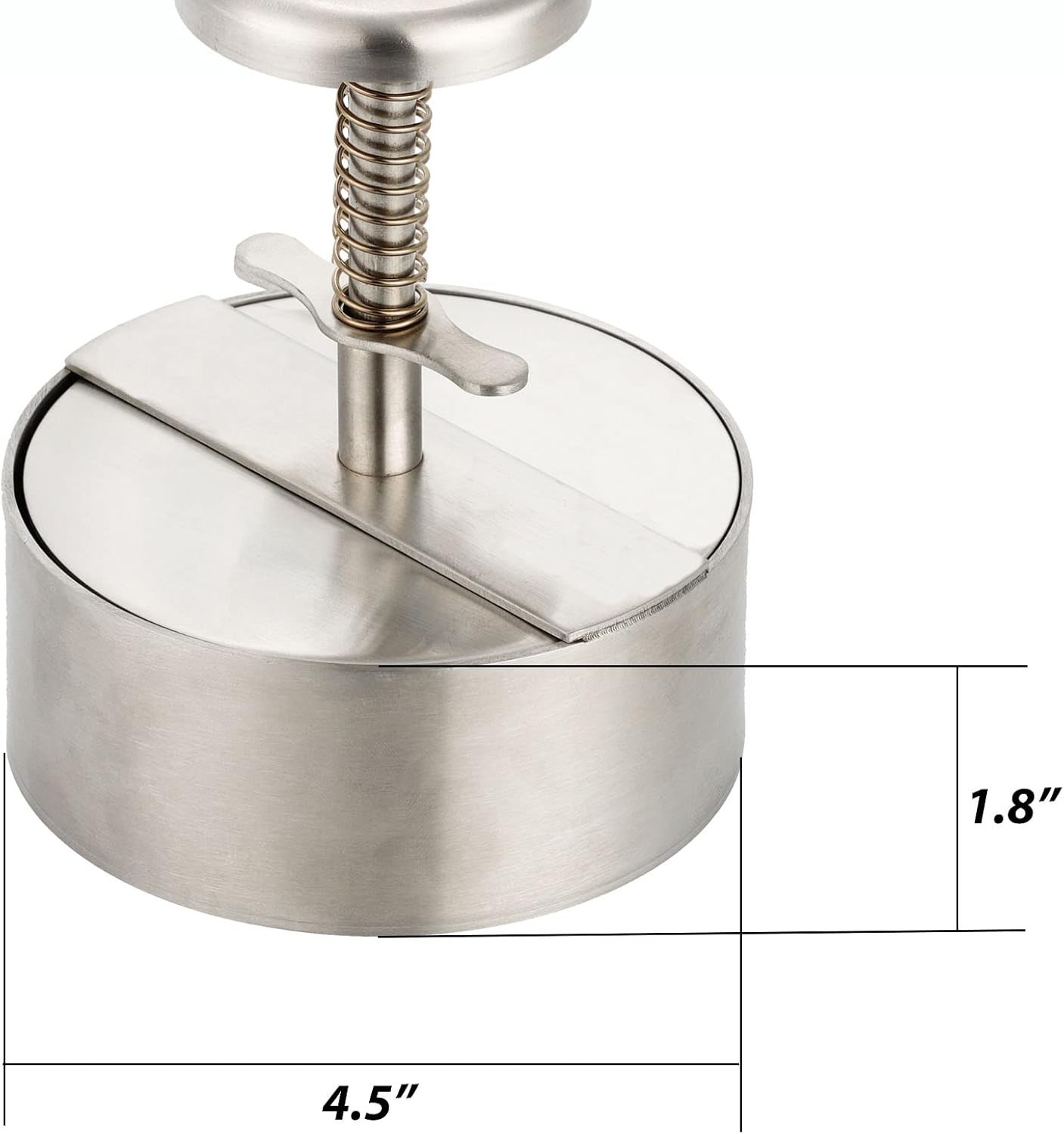 Burger Press Stainless Steel Hamburger Patty Maker Grill Griddle Flat gallery