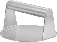 Smash Burger Press, Acciaio Inox Rotondo Pressa Bacon Press, Adatto per Grill