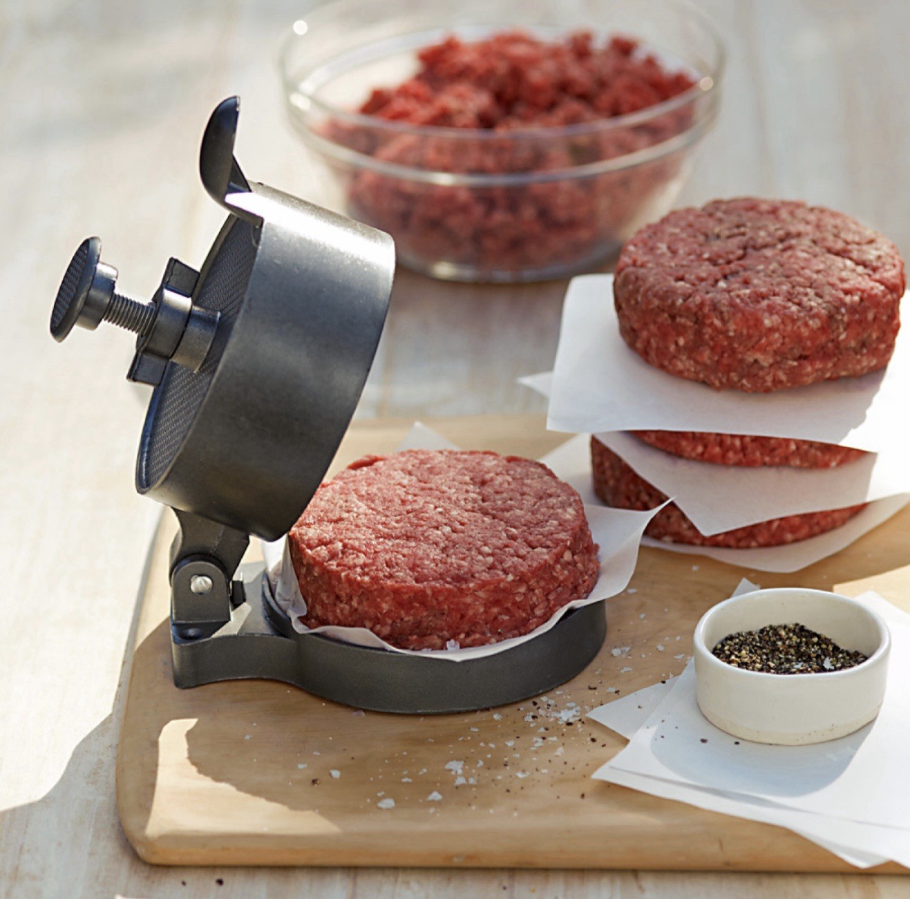 William Sonoma Hamburger Burger Press Adjustable Perfect Burger gallery