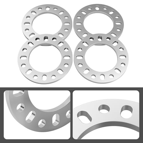 4PCS 8 Lug Wheel Spacers 1/2 Inch (12mm) Thick, 8x6.5 8x165.1 Pack of 4, 12mm gallery