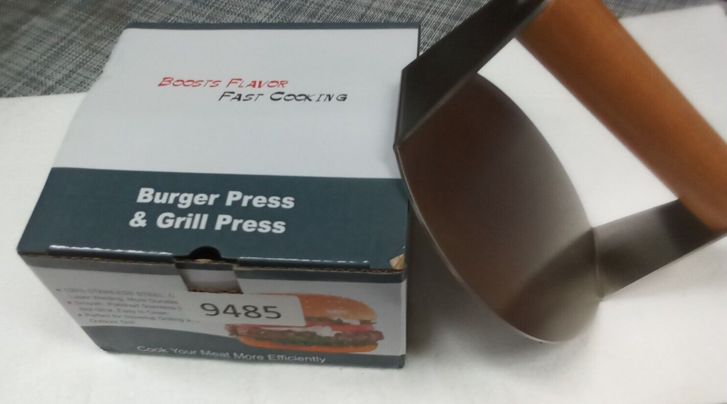 5.5" Round Burger/Grill Press, Smooth gallery