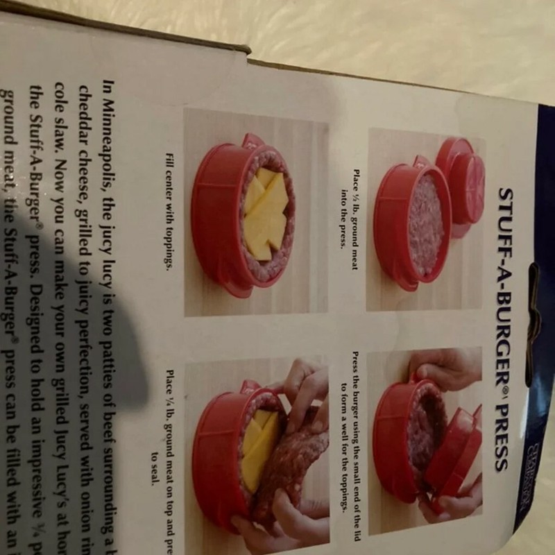 Jucy Lucy Stuff A Burger Burger Press by Charcoal Companion gallery