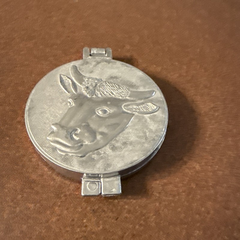 Vintage Aluminum Hamburger Press Bull Head Taiwan Cast Meat Patty Mold gallery