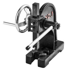 Arbor Press, 1 Ton Manual Arbor Press with Handwheel, 5.9″ Maximum Height, Cast