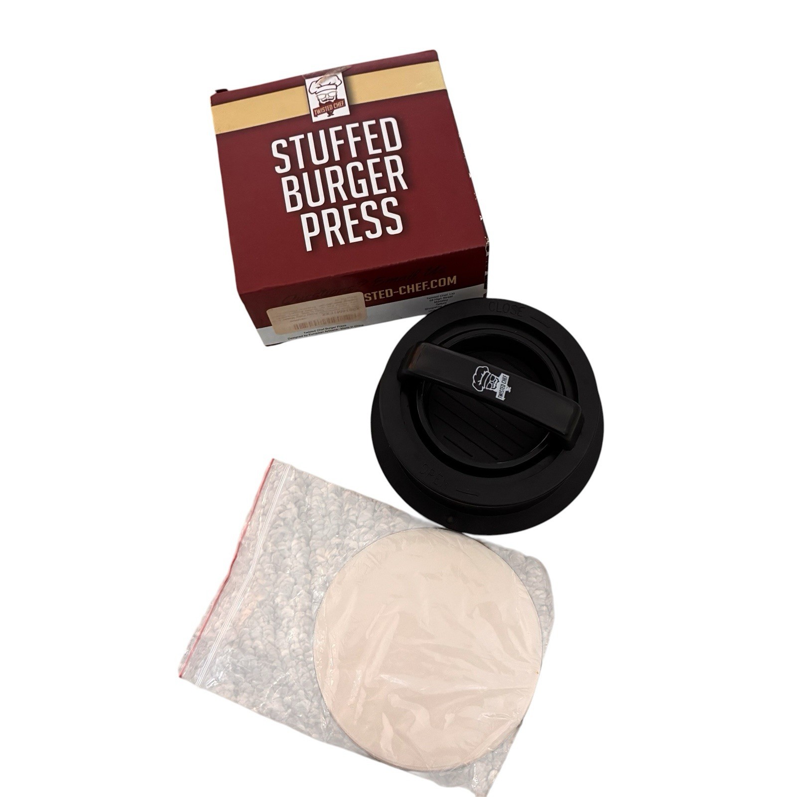 Stuffed Burger Press For Traditional & Stuffed Hamburger Patties & Sliders gallery