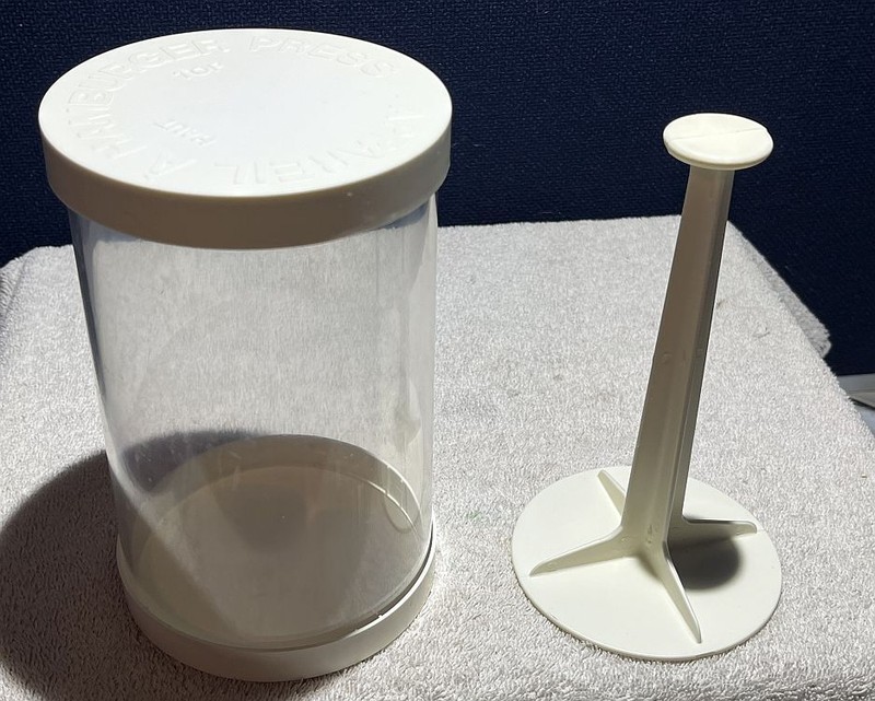Vintage Plastic Appareil Hamburger Press Patty Maker gallery