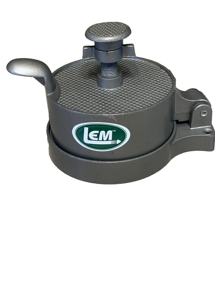 LEM Non-Stick Adjustable Burger Press NEVER USED