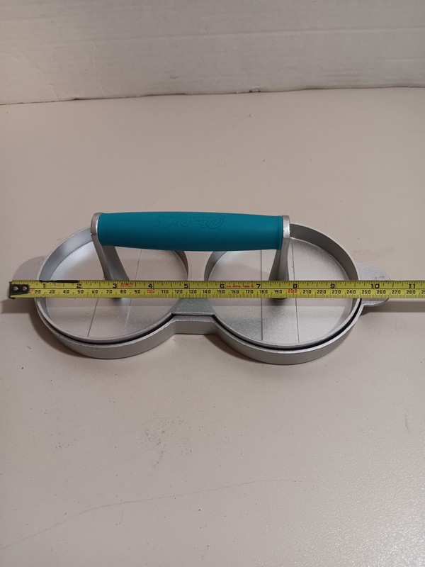 Pioneer Woman Double Burger Press Timeless Beauty Aluminum Teal Green gallery