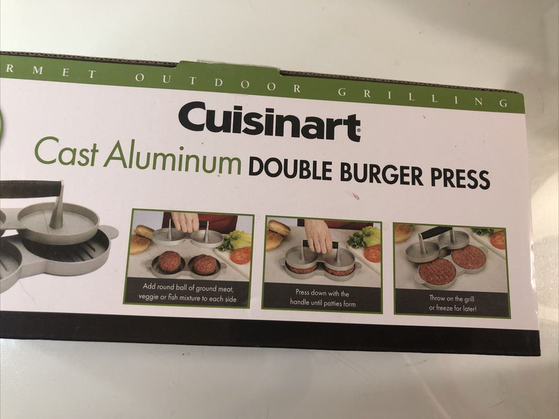 Cuisinart Outdoor Grilling CABP-320 Cuisinart Cast Aluminum Double Burger Press gallery