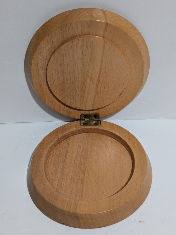 Vntg Wood Hamburger Press Rustic Farmhouse Primitive Burger Patty Kitchen Gadget gallery