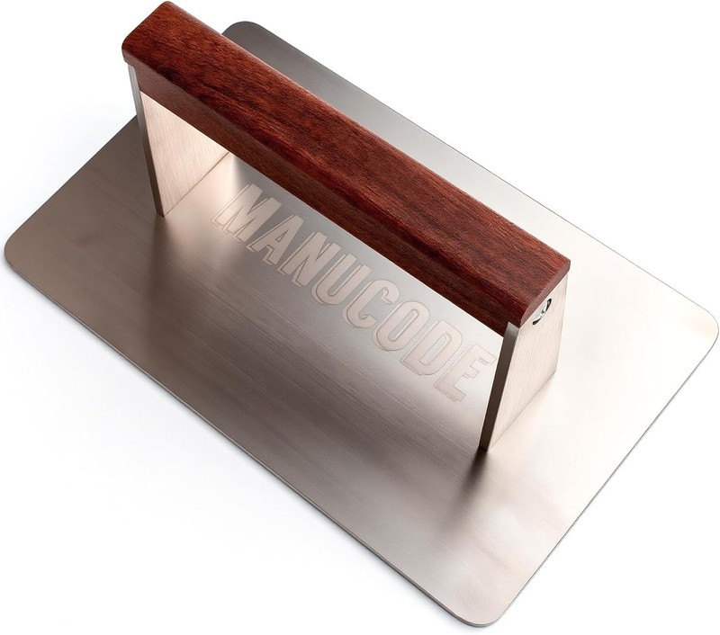 Durable 3.2 LB Bacon Press - Flat Bottom Design for Optimal Cooking Performance gallery