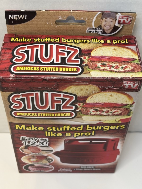Smash Burger Press: Hamburger Patty Maker Stuffed Burger (As Seen On TV) gallery