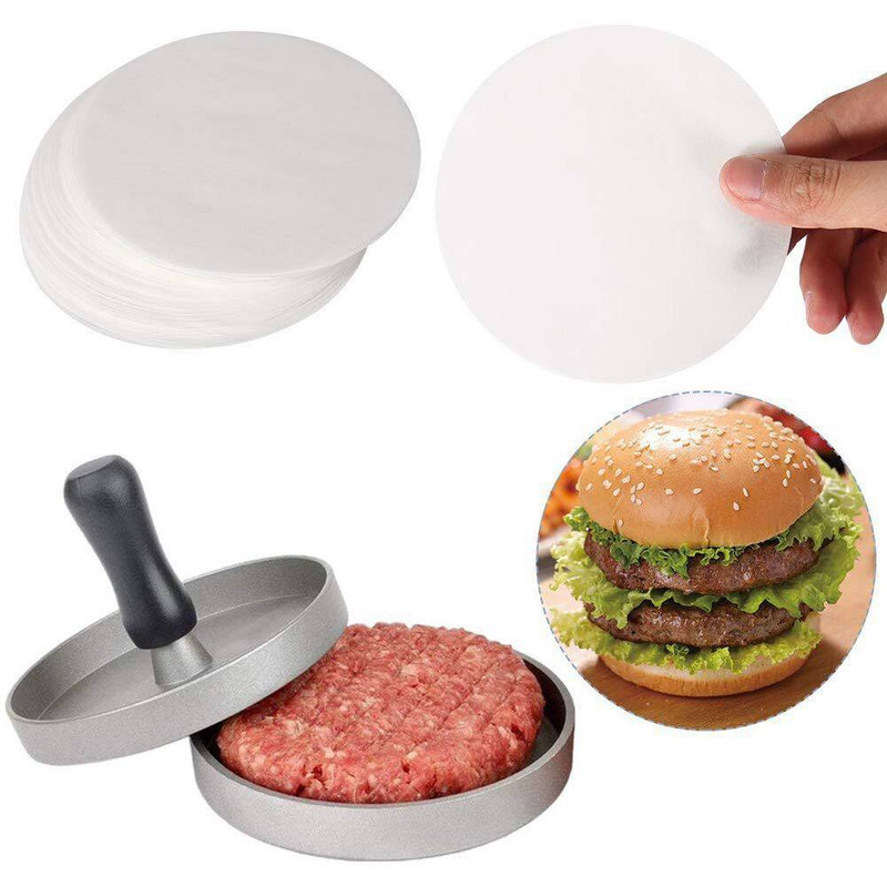 5.5 In. round Patty Paper Sheets with Non Stick for Burger Press, Patty Separati gallery