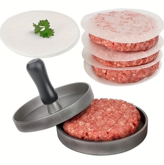 INTSUPERMAI Hamburger Patty Molds Maker Tool Non-Stick Hamburger Meat Press US gallery