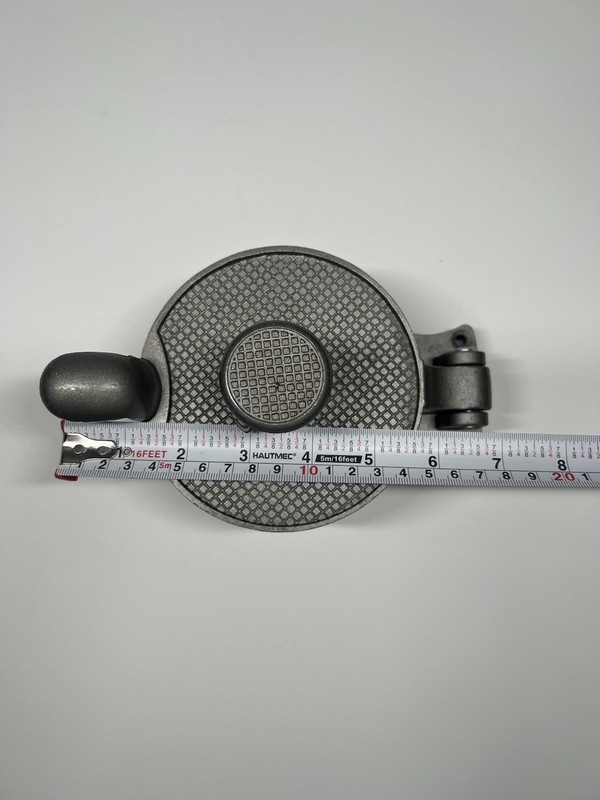 Vintage Commercial Grade 4 5/8" Metal Adjustable Hamburger Patty Press gallery