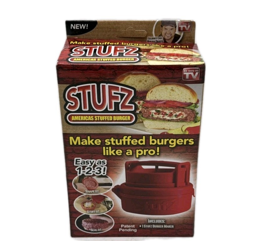 Stuffed Burger Press STUFZ Americas Hamburger Patty Molds Maker Sliders BBQ US