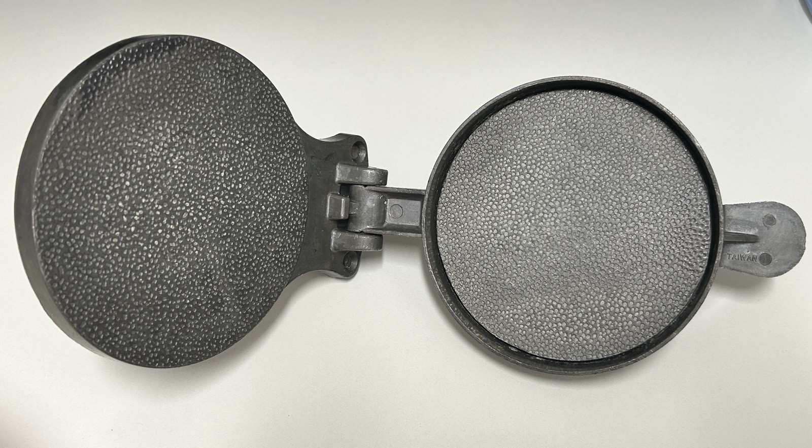 Vintage Cast Aluminum Hinged Hamburger Press gallery