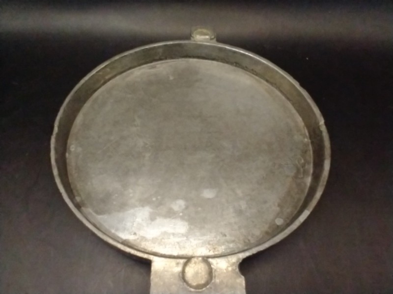 Vintage 1950s Hamburger Press Aluminum Ground Meat Burger Slider Embossed Chef gallery