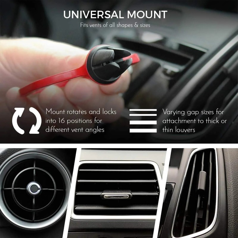 2 Pack Dip Clip In-Car Sauce Holder for Ketchup Dipping Sauces Shark Tank Black gallery
