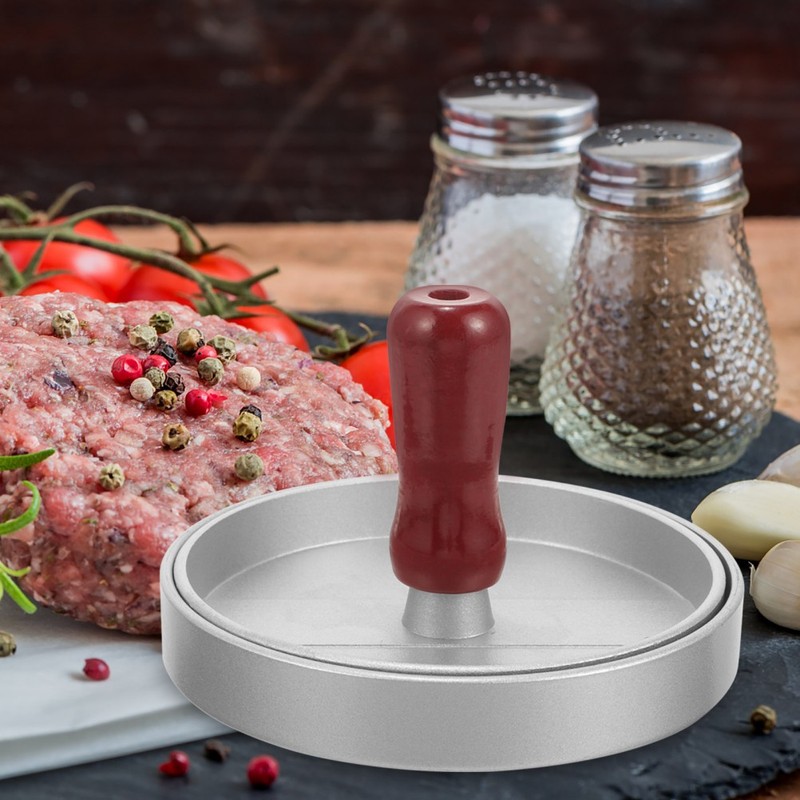 1pc Stainless Steel Burger Patty Mould Household Baking and Pressing Tools gallery