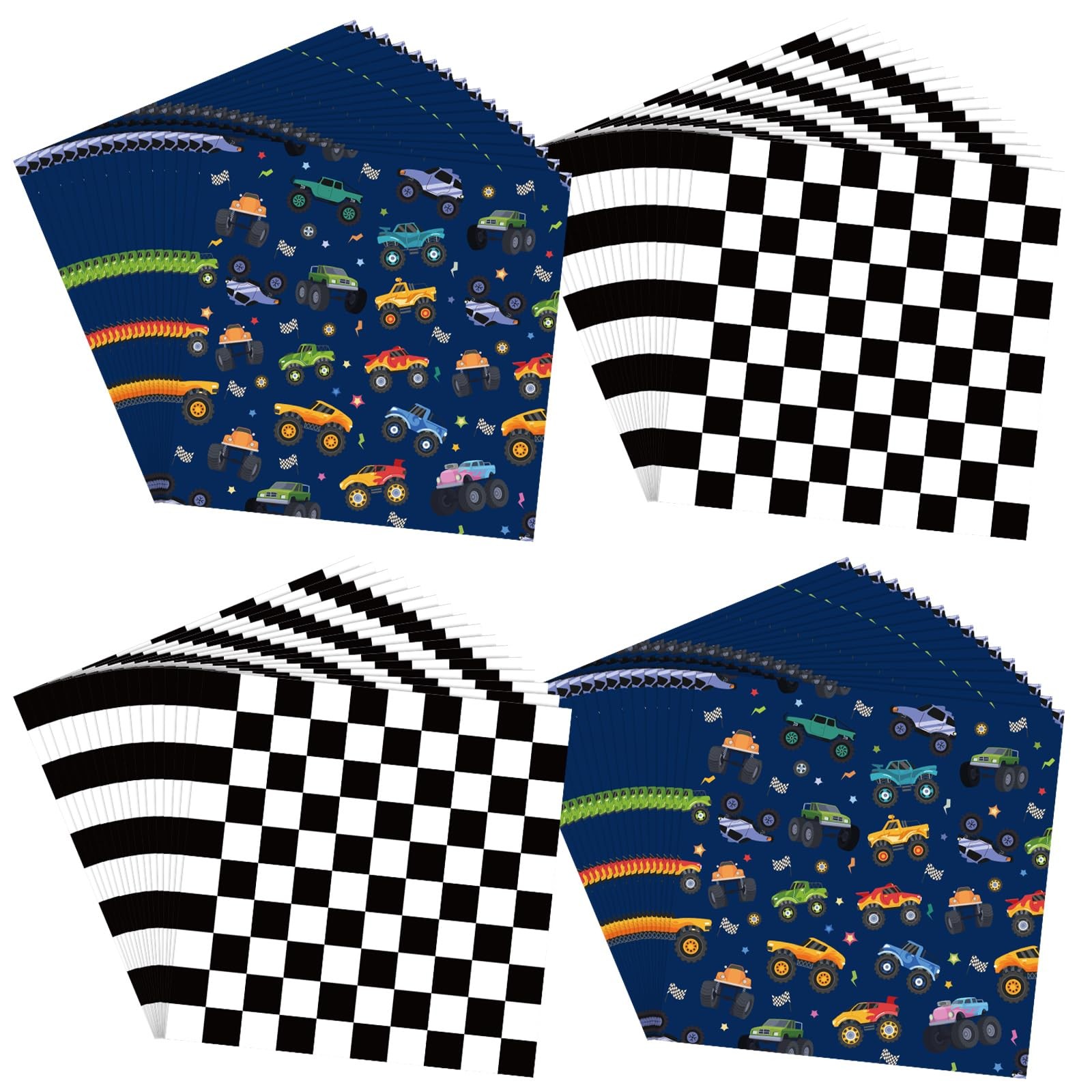 Honeydak 200 Pcs Checkered Wax Paper 7 x 7 inches/ 18 x 18 cm, Multicolor gallery