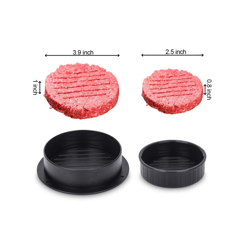 Burger Press, Hamburger Press Patty Maker With 100Pcs Hamburger Patty Paper, ... gallery