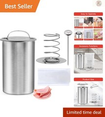 Effortless Meat Press Mold for Healthy Deli Meats – Stainless Steel & 20 Bags